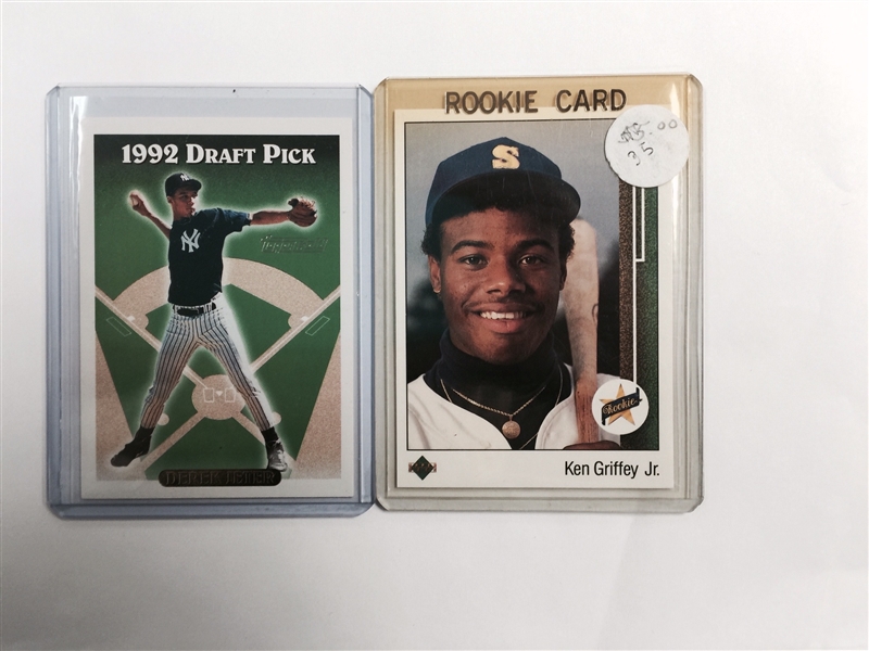 Star Baseball Rookie Card Lot w. Jeter Gold